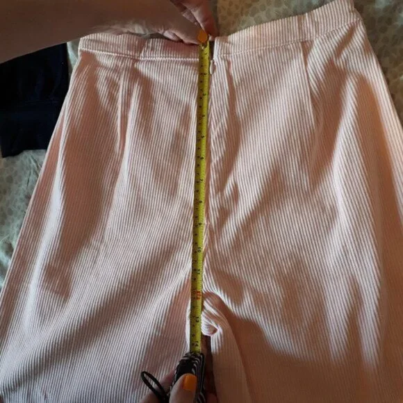 NWT Faithfull the Brand pink corduroy wide leg pants, 4